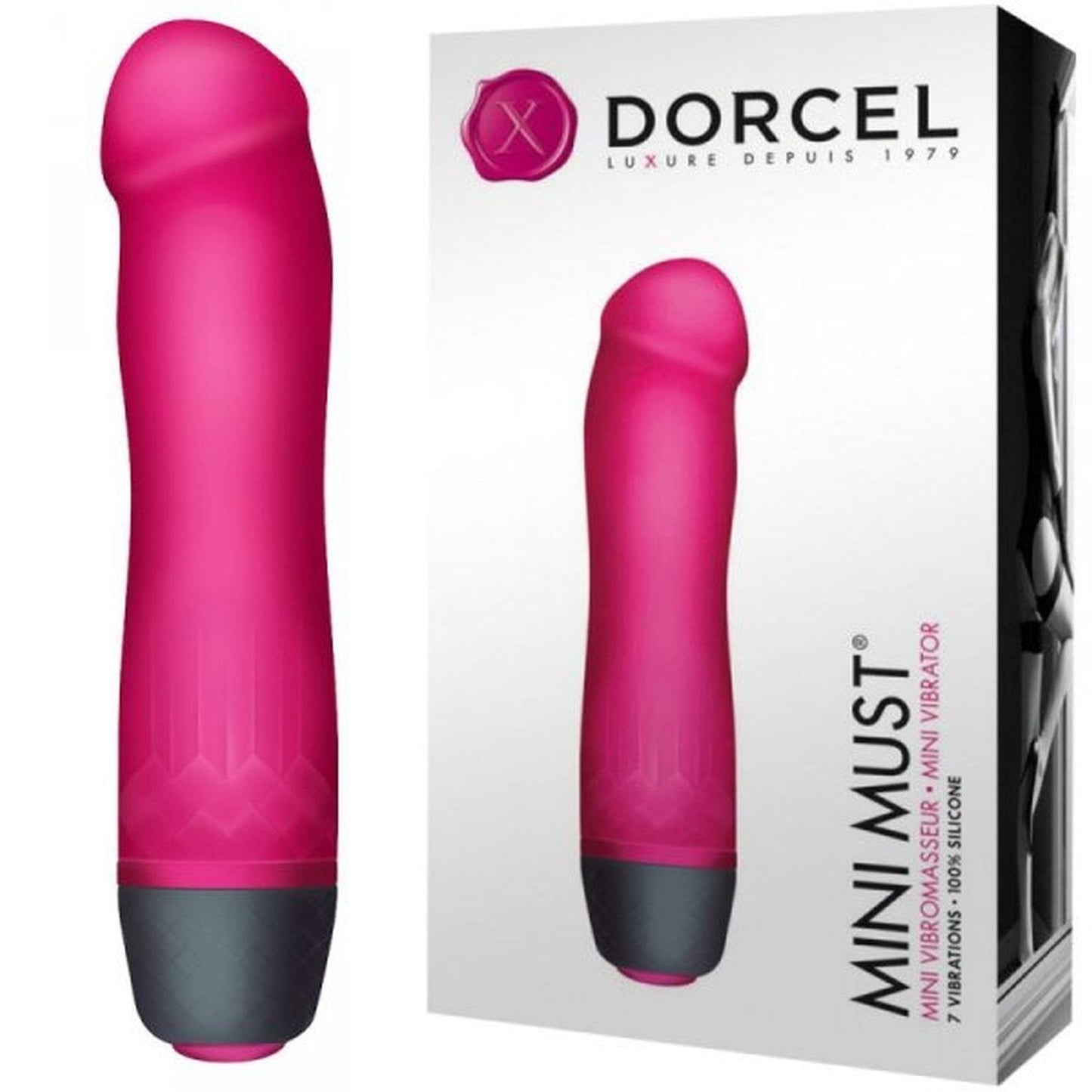 1-Wibrator klasyczny dorcel mini must 7trybów 12cm-1