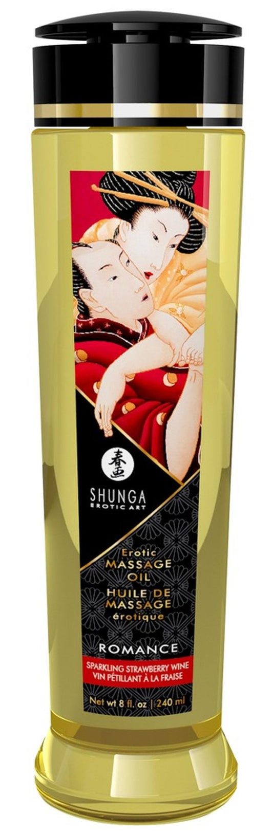 1-Massage Oil Romance STRAWBERY WINE-1