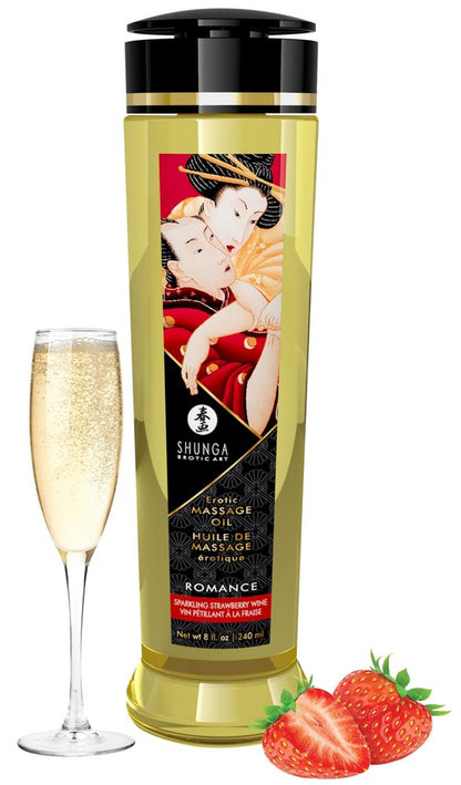 2-Massage Oil Romance STRAWBERY WINE-2