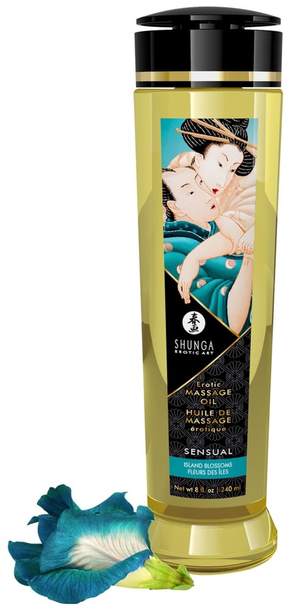2-Massage Oil Sensual ISLAND BLOSSOMS-2