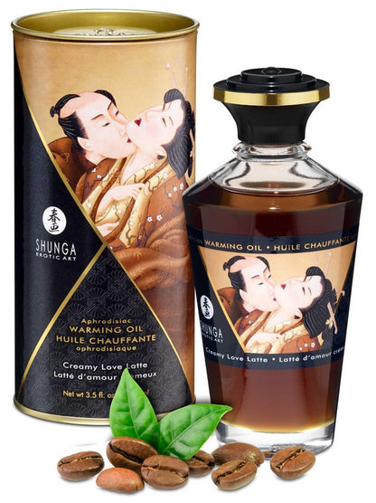 1-OLEJEK DO MASAŻU ROZGRZEWAJĄCY AROMAT KAWOWY-1