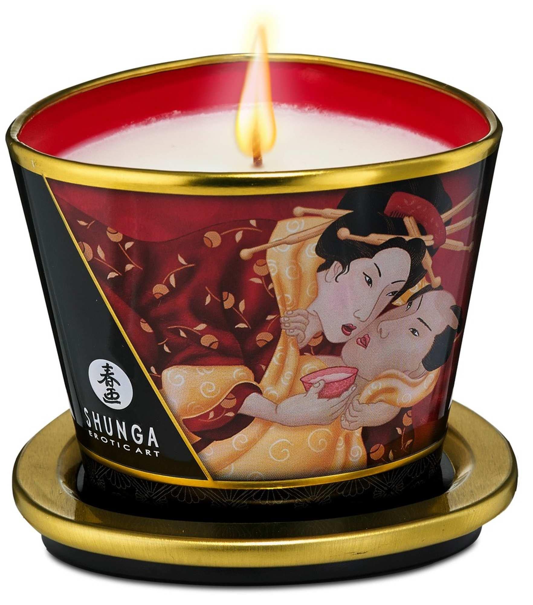 1-Świeca do masażu erotycznego Shunga Romance 170ml-1