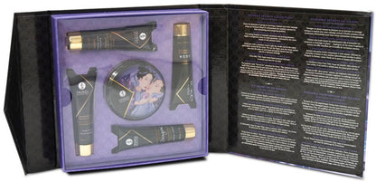 5-Zestaw świeca olejek żel do masażu Shunga exotic-5