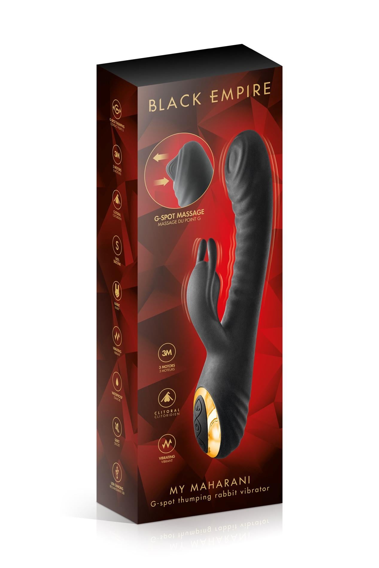 3-RABBIT MY MAHARANI BLACK EMPIRE VIBRATOR-3