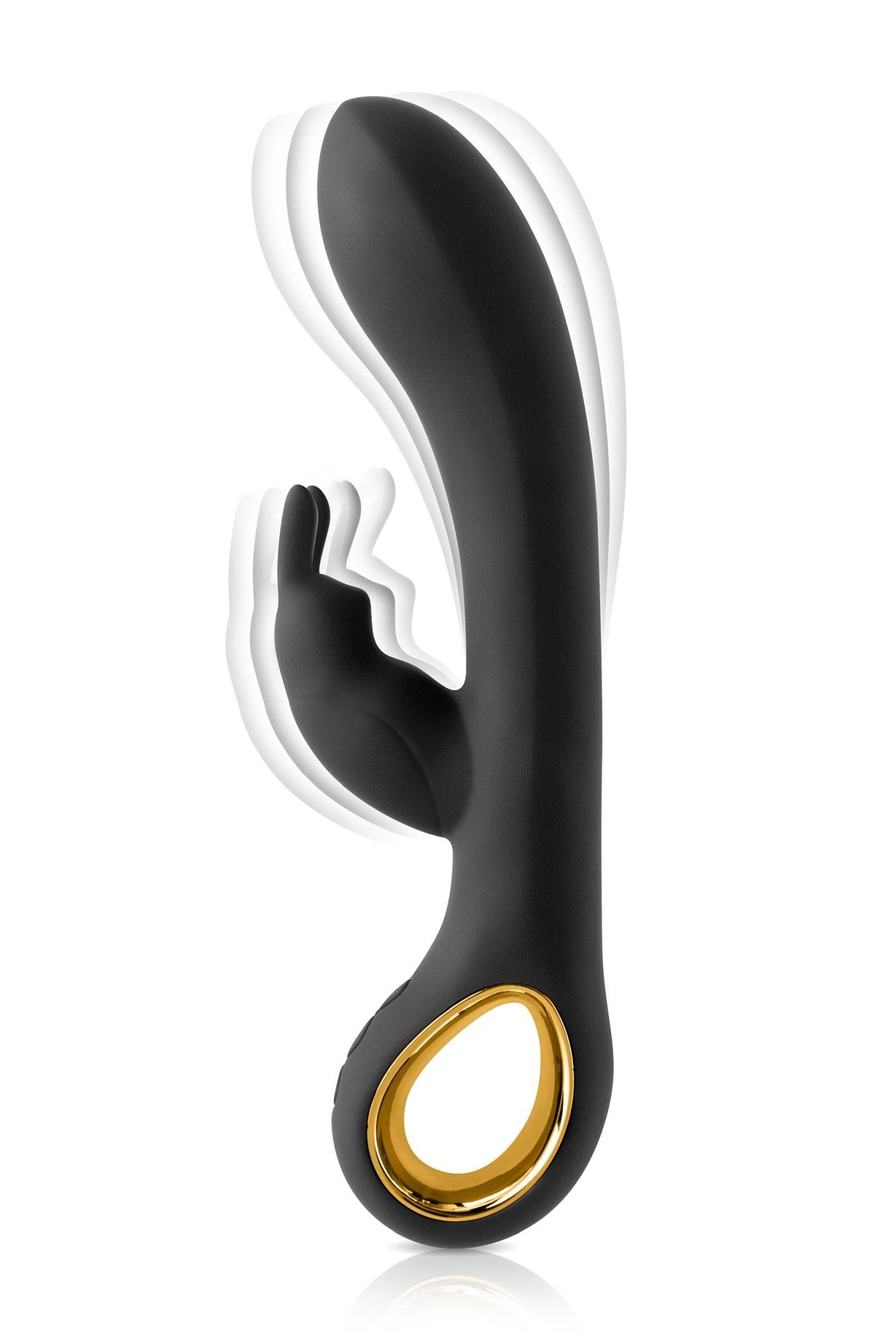 2-RABBIT MY DUCHESS BLACK EMPIRE VIBRATOR-2