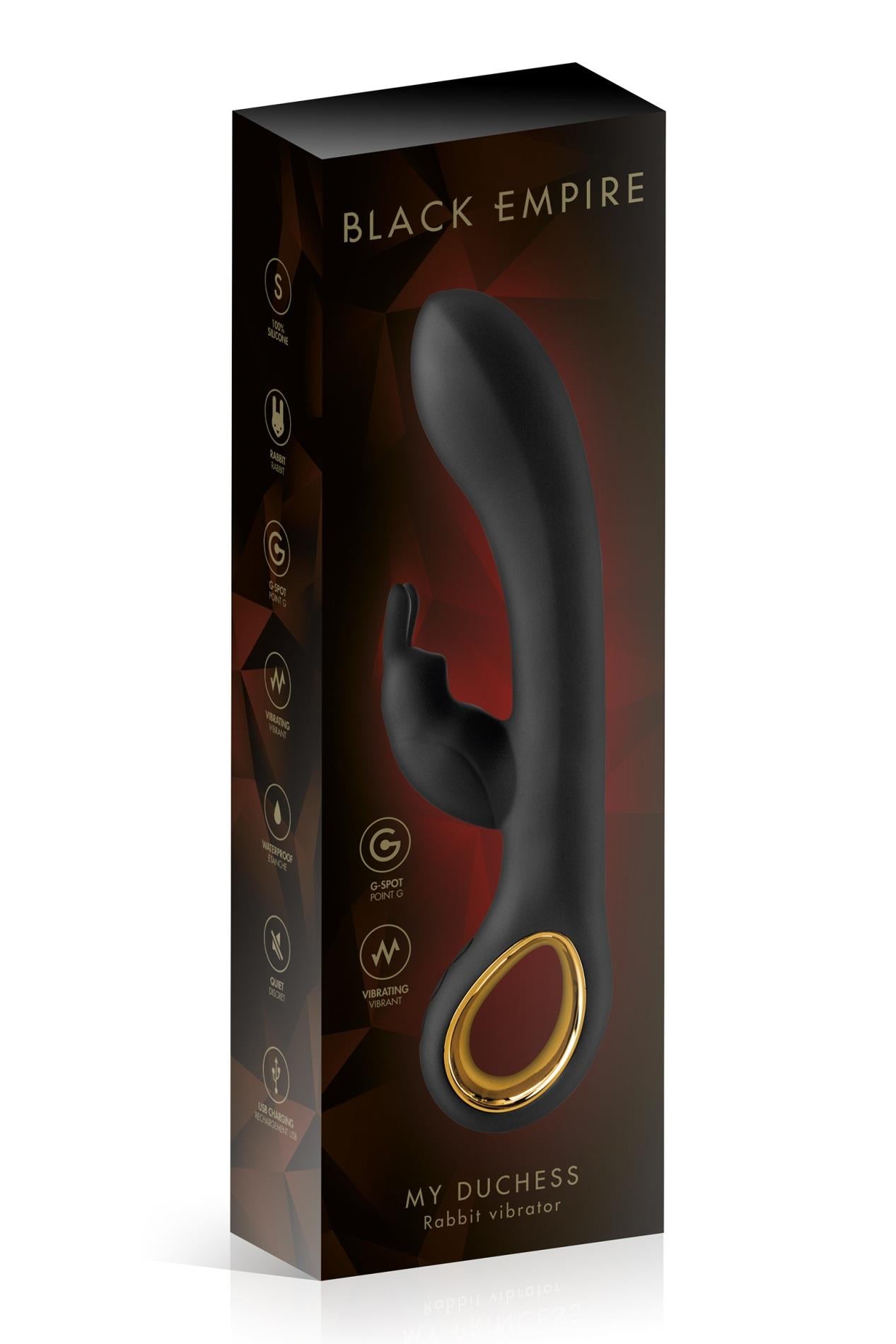 4-RABBIT MY DUCHESS BLACK EMPIRE VIBRATOR-4