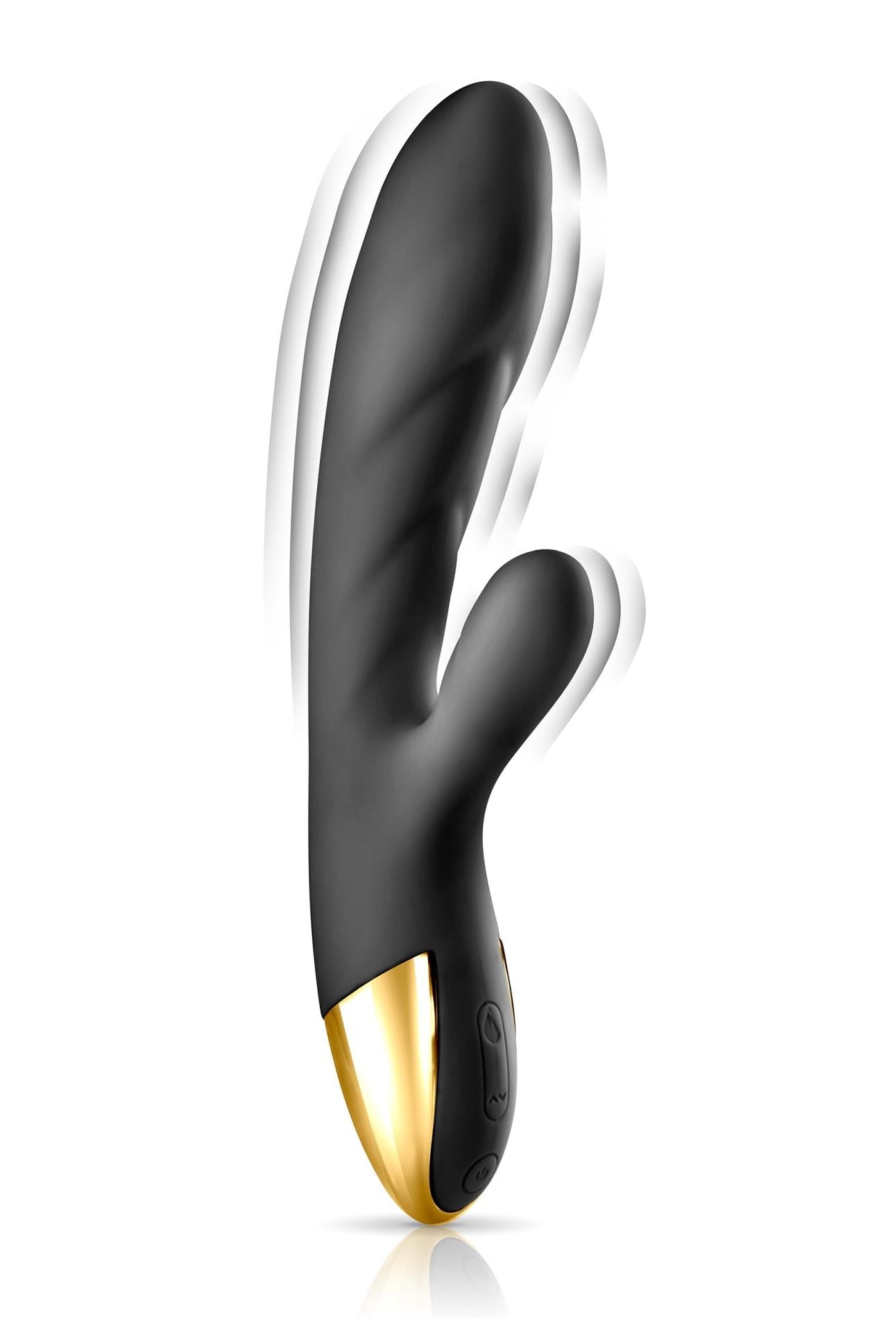 1-RABBIT HEAT MY QUEEN 2 BLACK EMP VIBRATOR-1