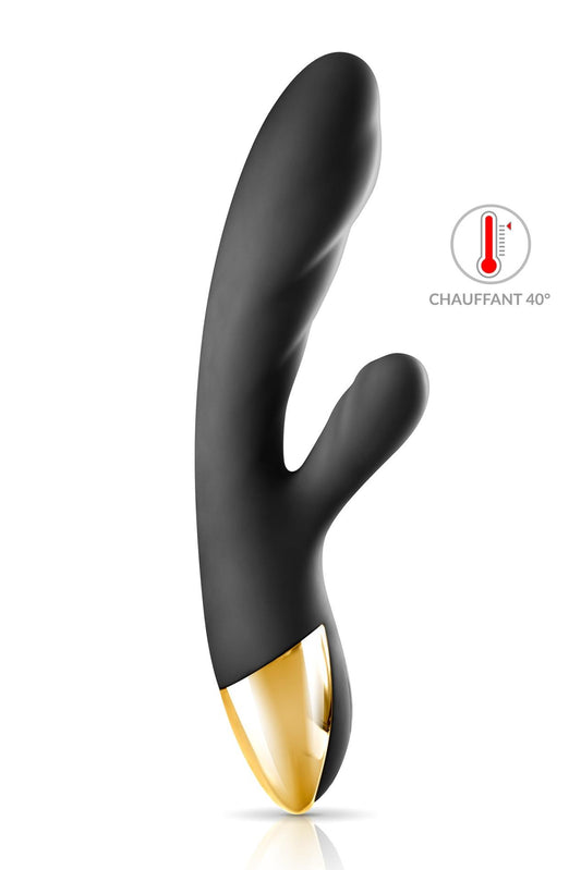 2-RABBIT HEAT MY QUEEN 2 BLACK EMP VIBRATOR-2