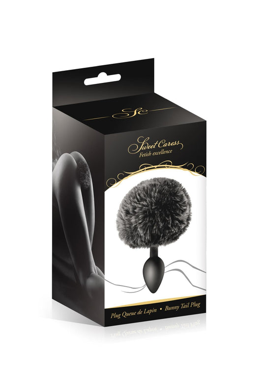 2-BLACK POMPOM ANAL PLUG-2