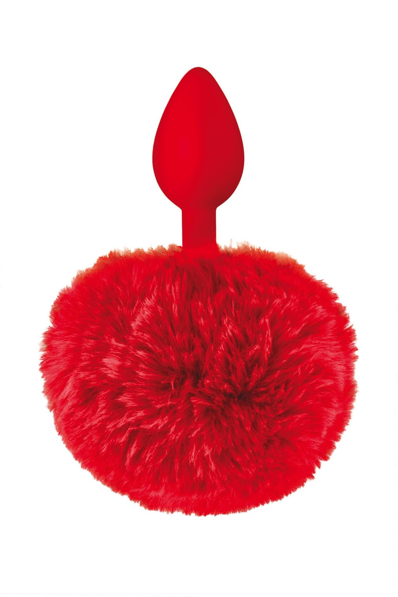 1-RED POMPOM ANAL PLUG-1