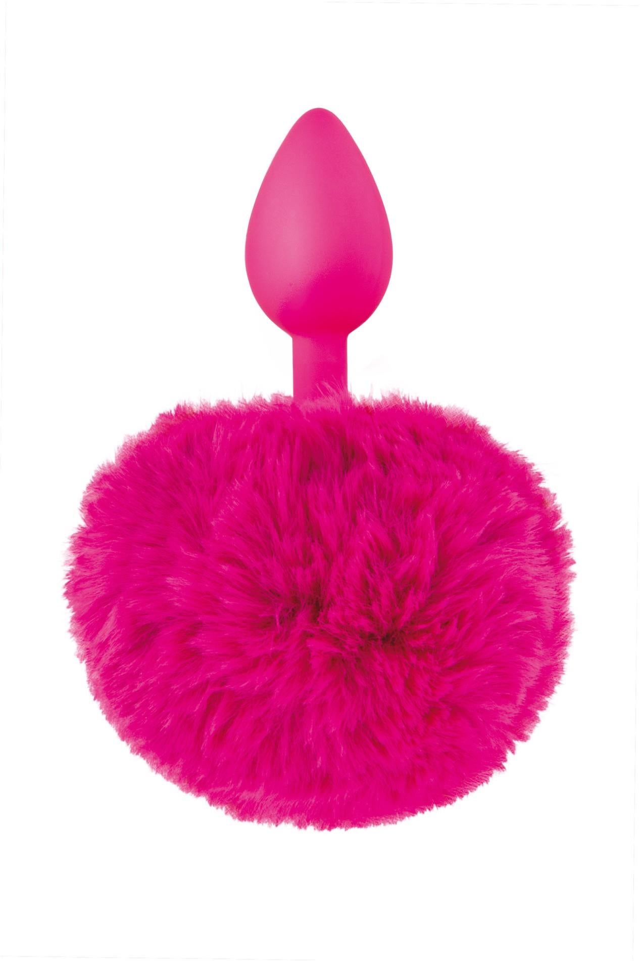 1-POMPOM FUCHSIA ANAL PLUG-1