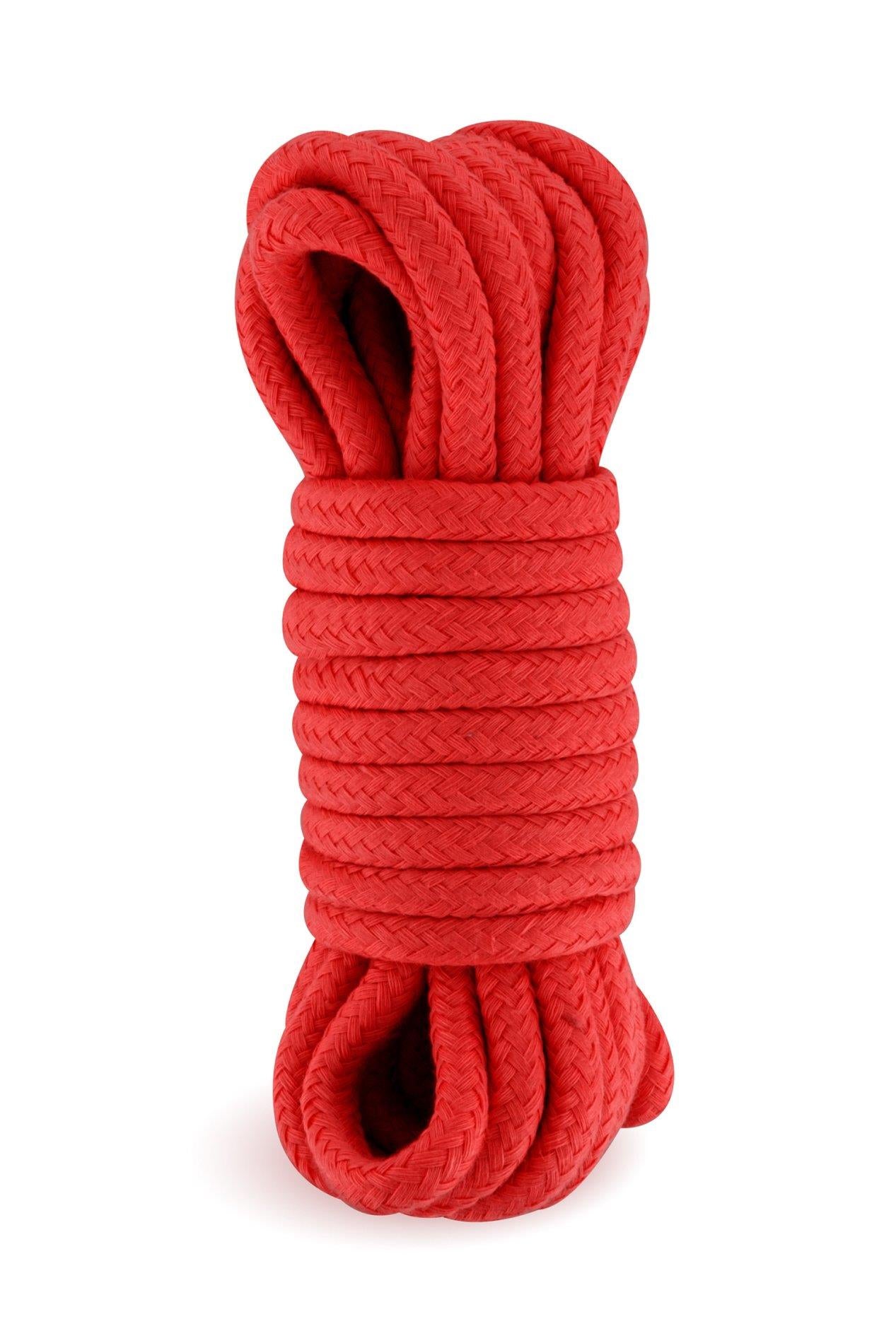 1-SM BONDAGE ROPE RED 5M (Size: T1)-1