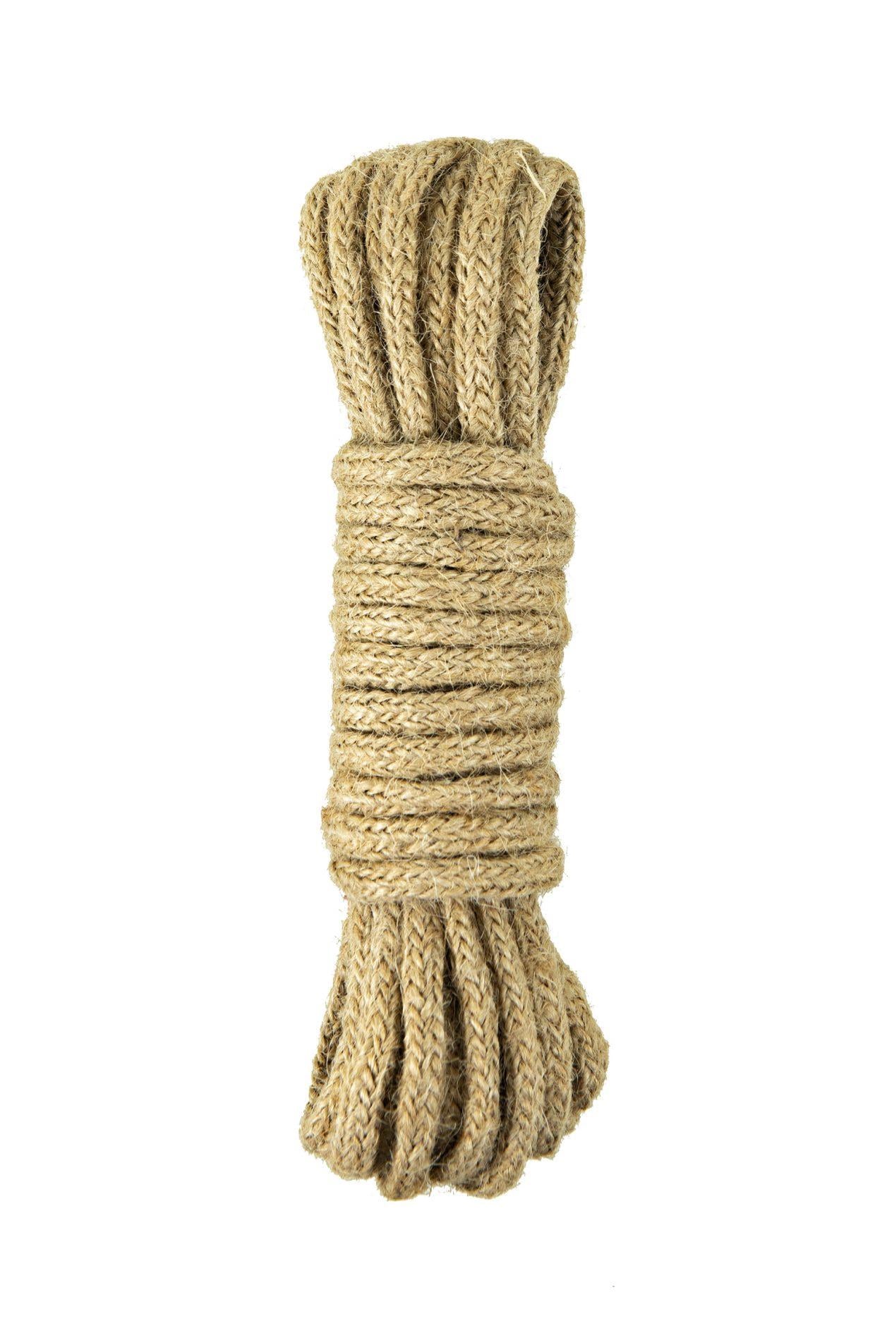 1-SM BONDAGE HEMP ROPE 5M (Size: S)-1