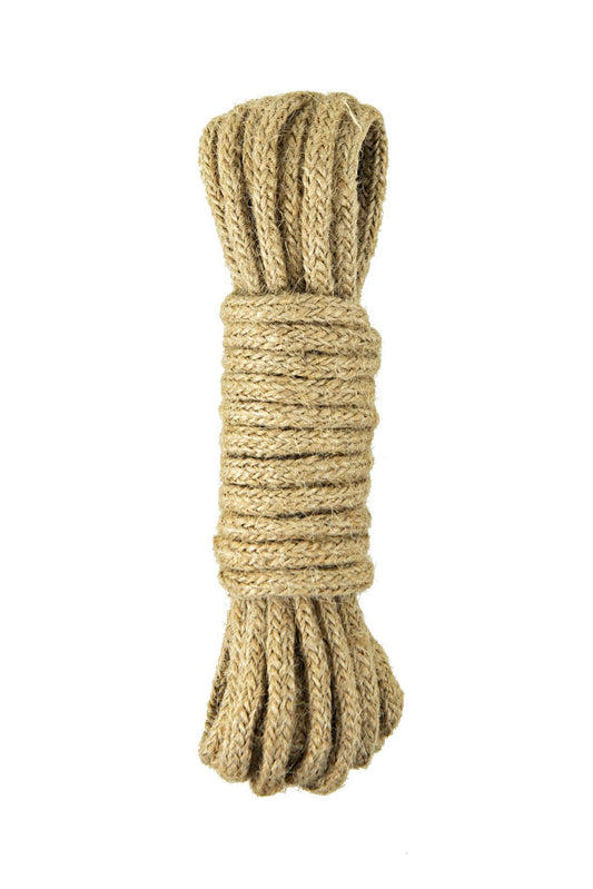 1-SM BONDAGE HEMP ROPE 5M (Size: S)-1