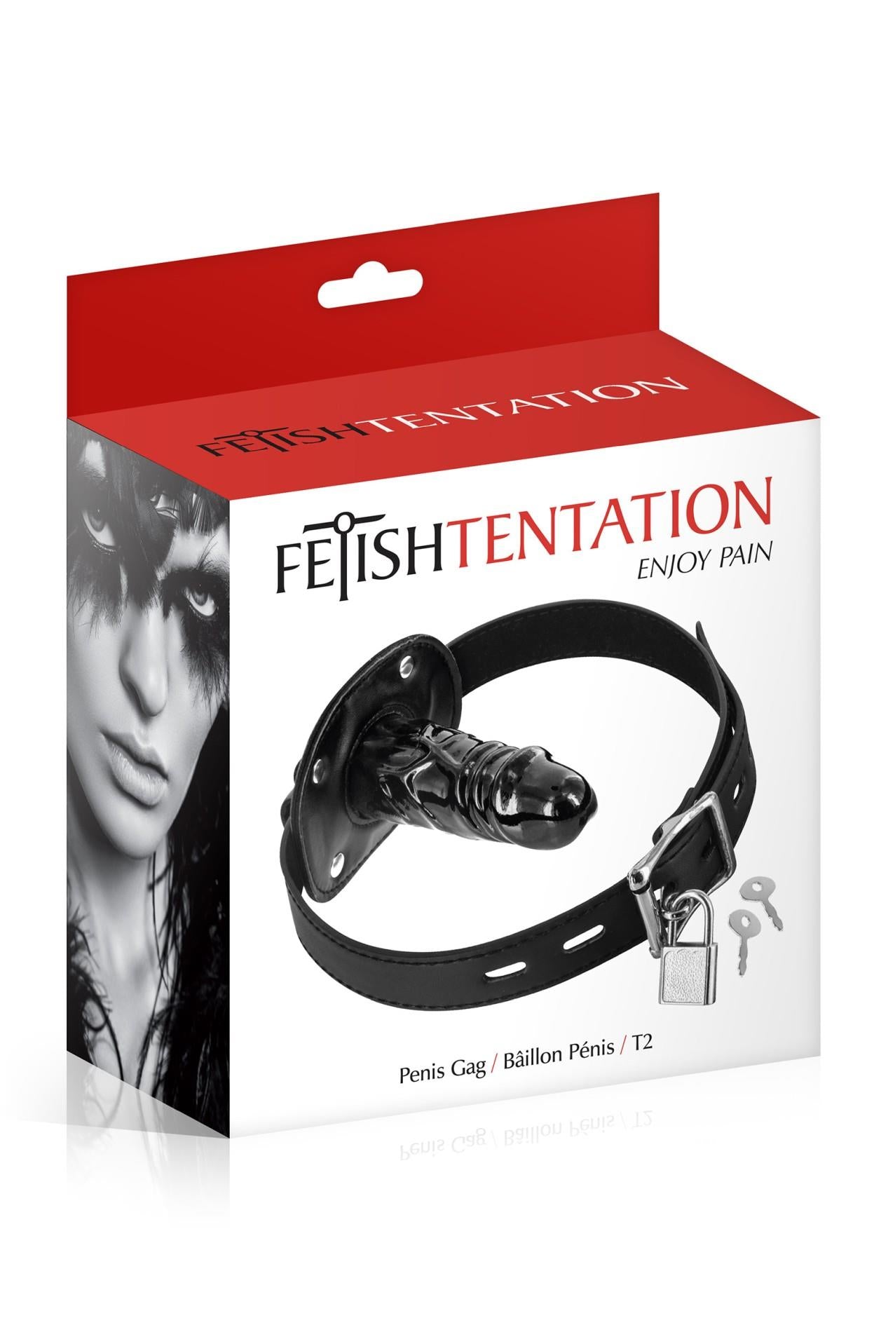 2-GAG WITH BIG DONG BLACK (Size: T2)-2
