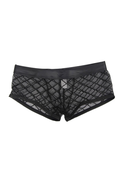5-MEN'S BOXERS MP056 BLACK (Size: S)-5