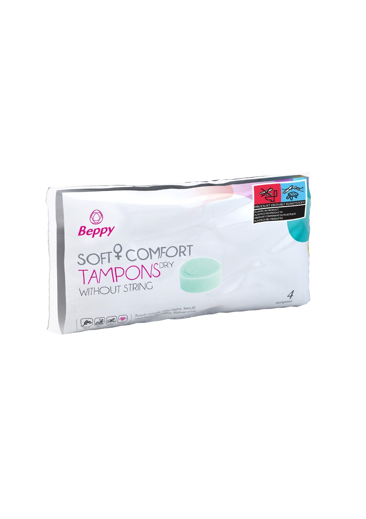 2-Tampony-BEPPY SOFT&COMFORT TAMPONS DRY 4PCS-2