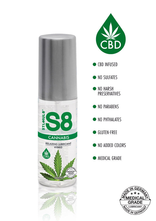 2-S8 Hybrid Cannabis Lube 50ml Cannabis-2