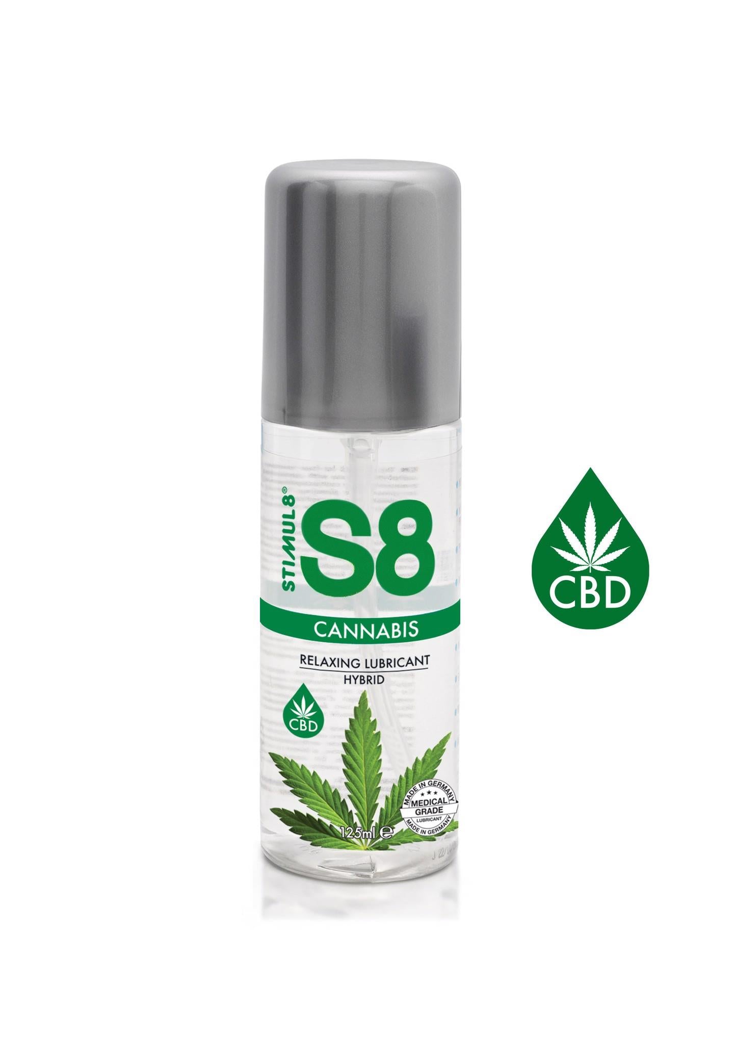 1-S8 Hybrid Cannabis Lube 125ml Cannabis-1