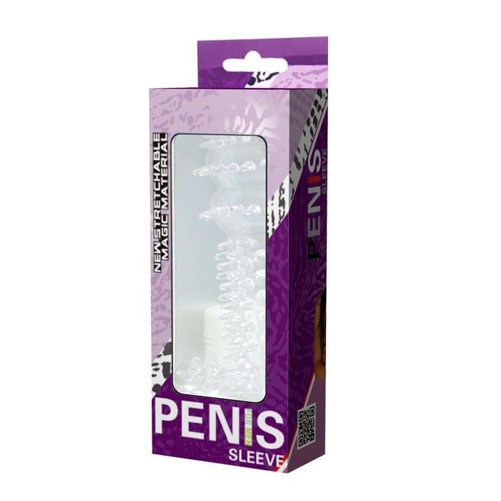 5-Erotyczna nakładka na penisa stymulujące sex kolce-5