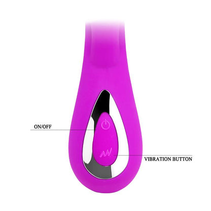 7-Wibrator z masażerem łechtaczki gspot 19cm 10 tryb-7
