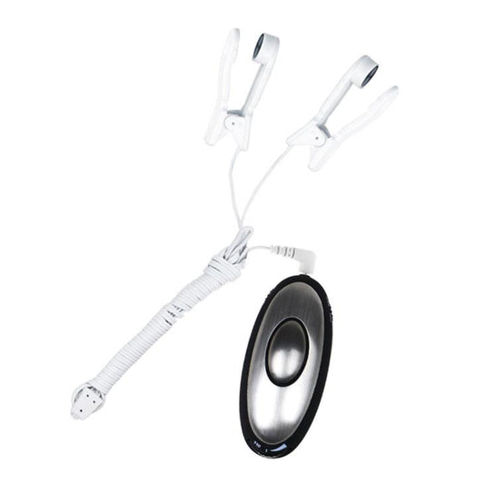 2-Elektrostymulacja sutek piersi klamry zestaw bdsm-2