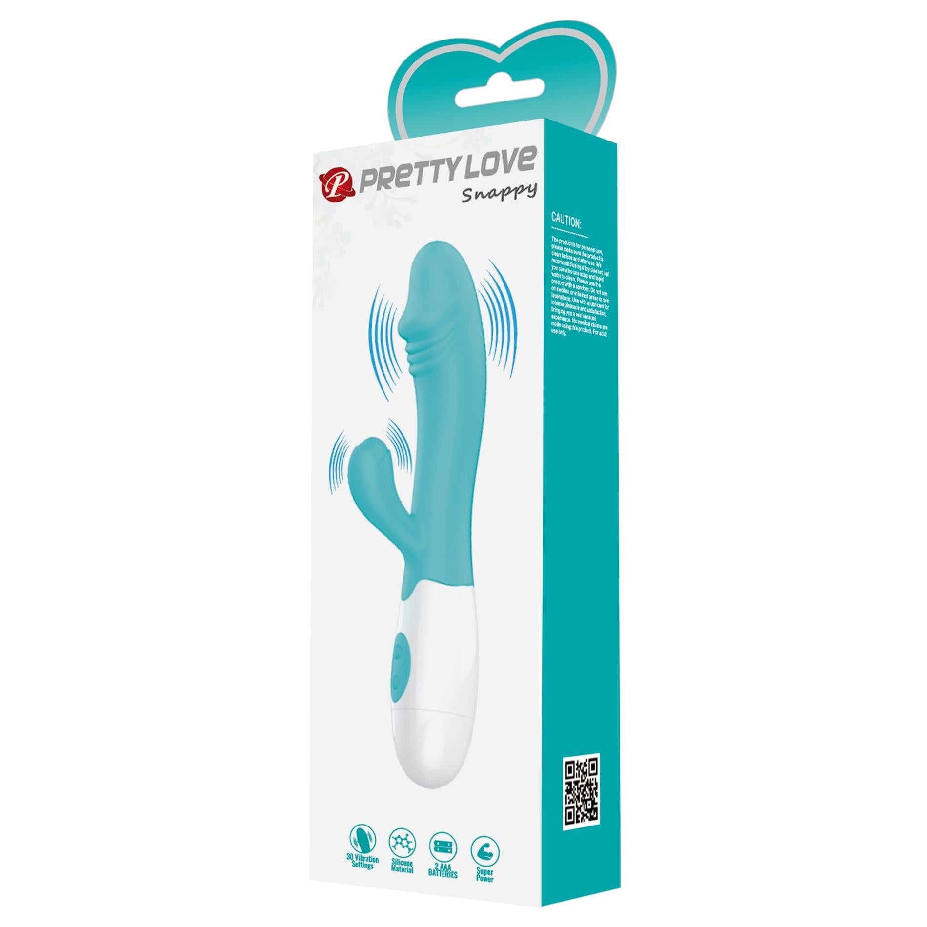 9-PRETTY LOVE - Snappy light blue, 30 vibration functions-9