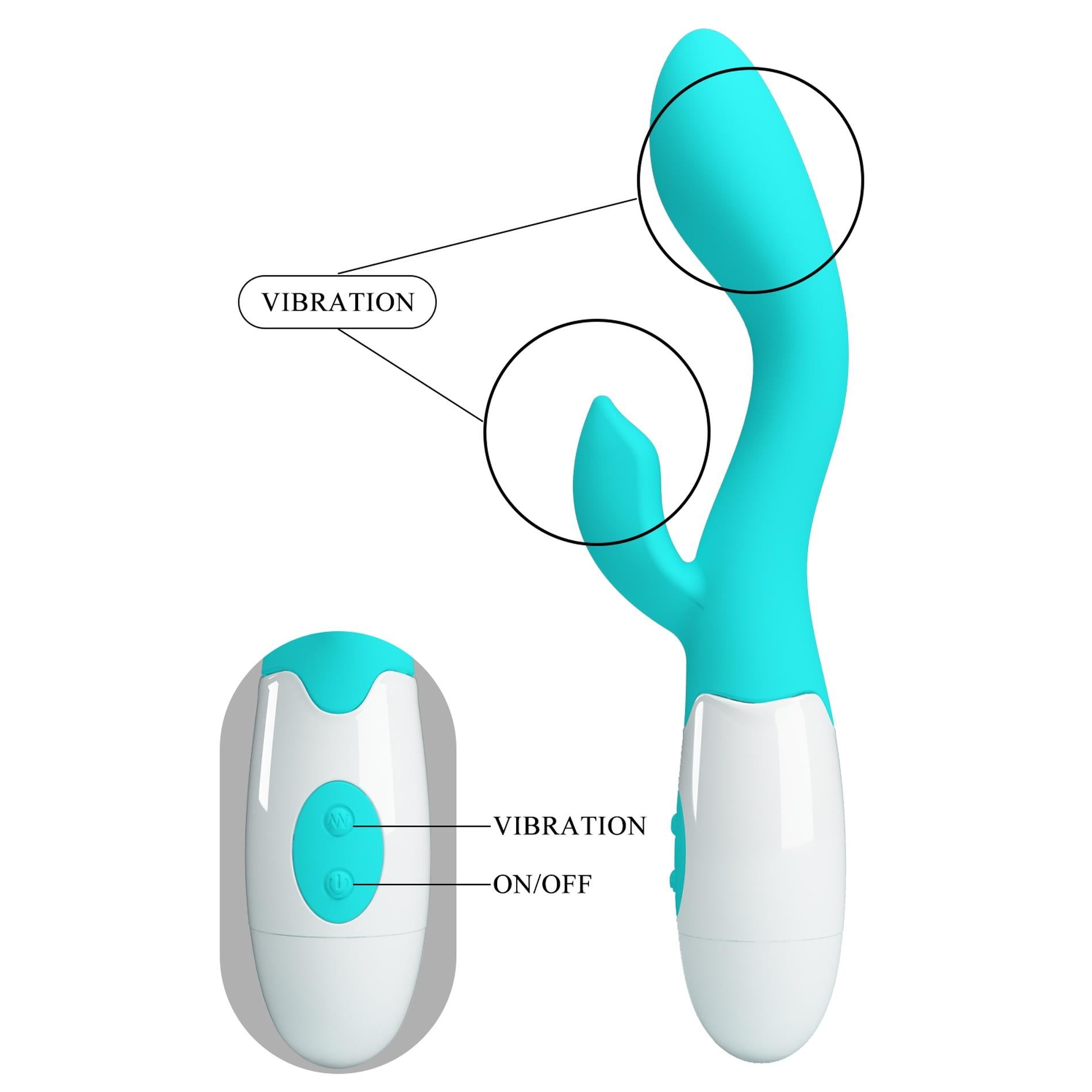 6-PRETTY LOVE - Brighty light blue, 30 vibration functions-6