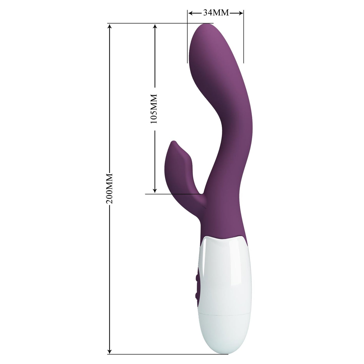 8-PRETTY LOVE - Brighty dark purple, 30 vibration functions-8
