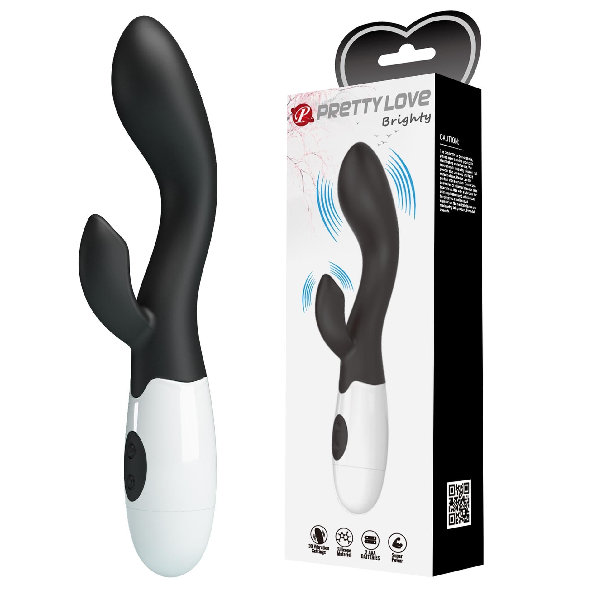 1-PRETTY LOVE - Brighty black, 30 vibration functions-1