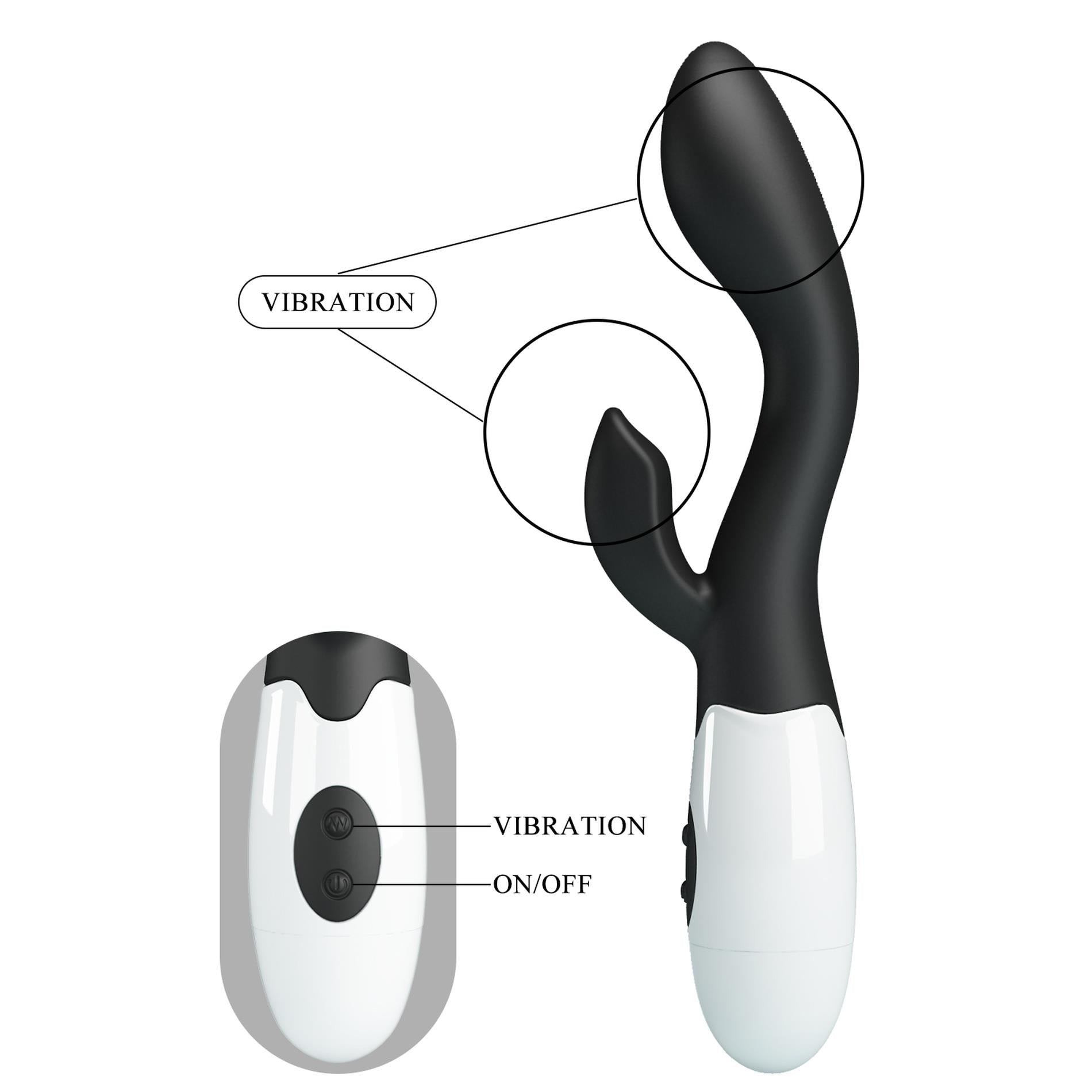 6-PRETTY LOVE - Brighty black, 30 vibration functions-6