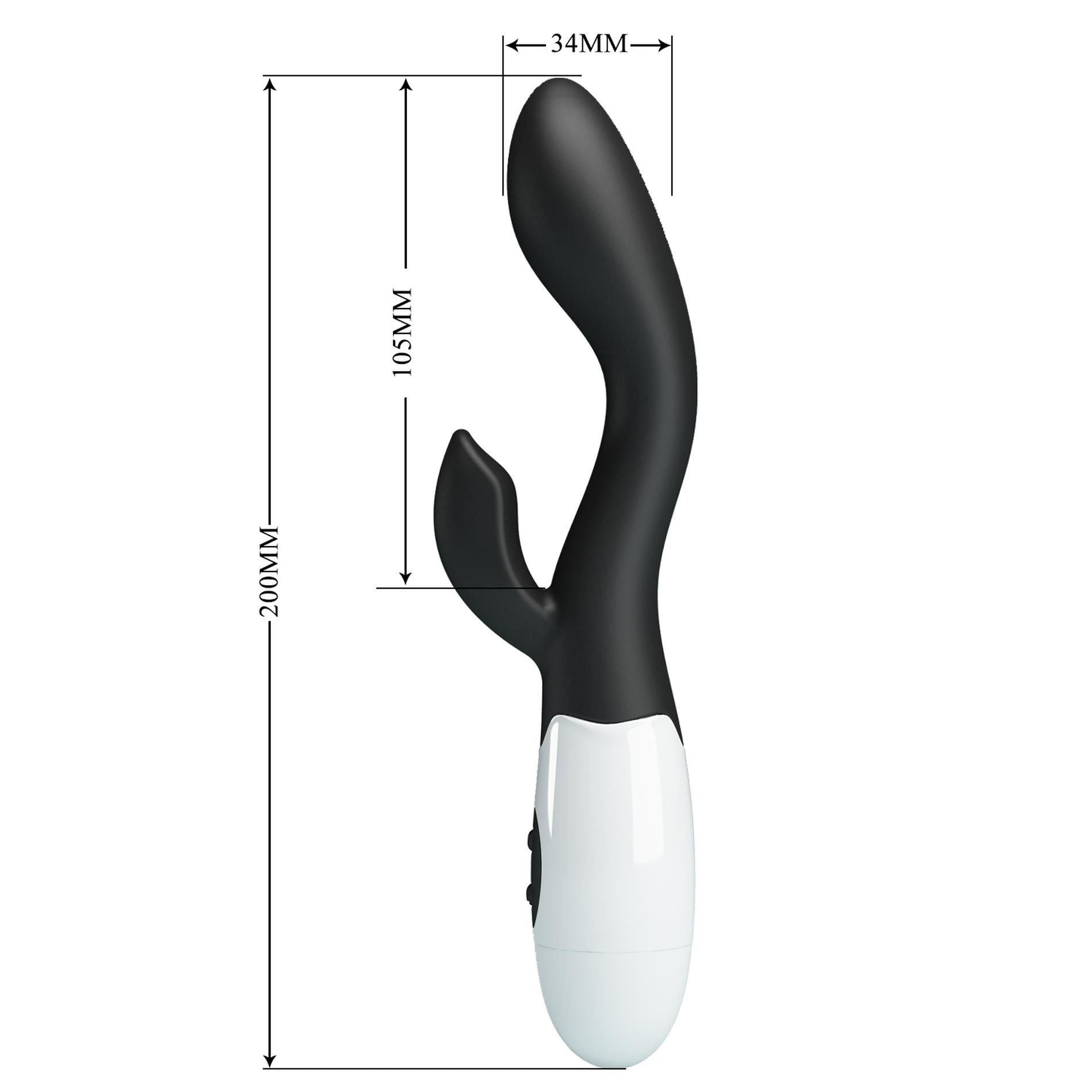 8-PRETTY LOVE - Brighty black, 30 vibration functions-8