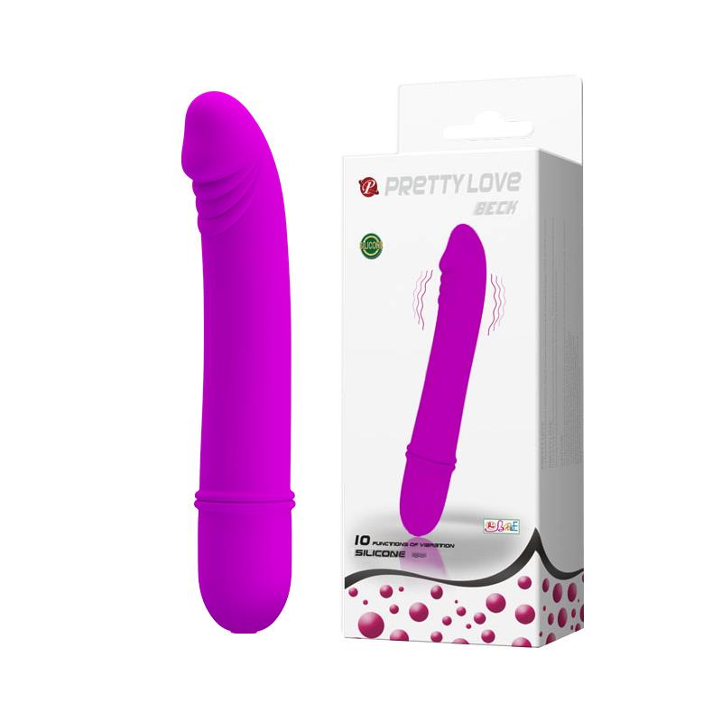 1-Mały wibrator klasyczny realistyczny 10trybów 12cm-1