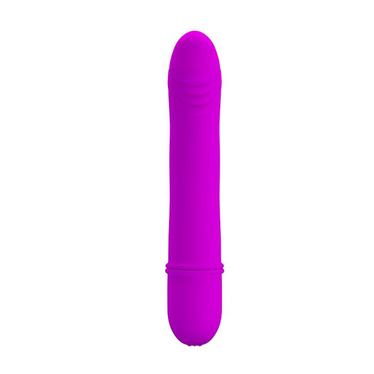 3-Mały wibrator klasyczny realistyczny 10trybów 12cm-3