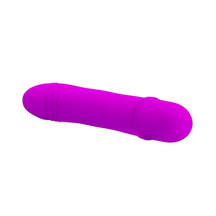 4-Mały wibrator klasyczny realistyczny 10trybów 12cm-4