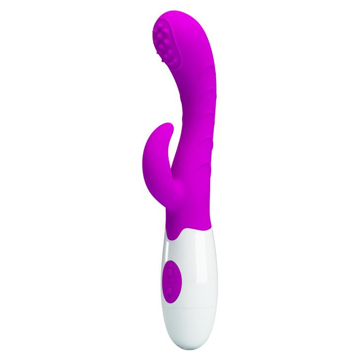2-Wibrator z masażerem łechtaczki ruch główki 20cm-2