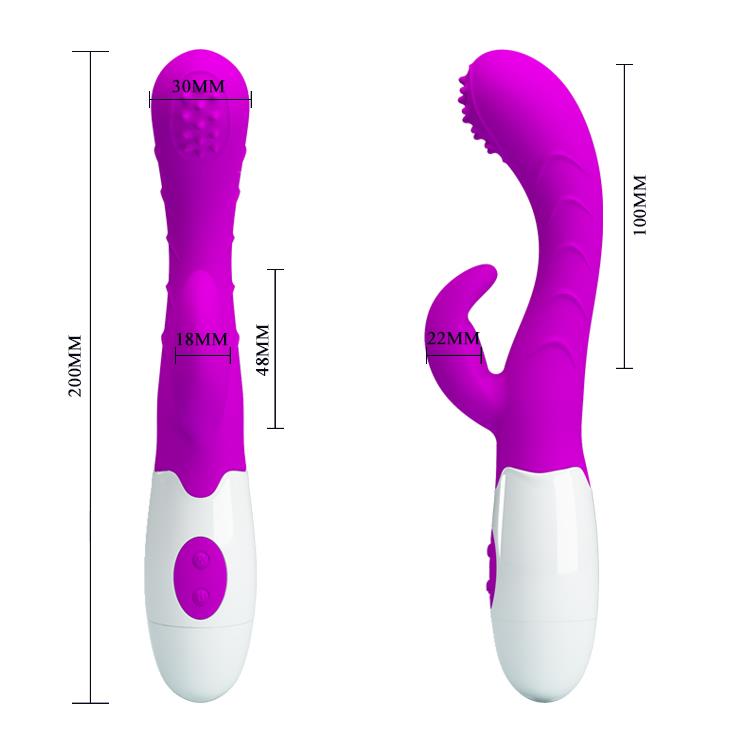 6-Wibrator z masażerem łechtaczki ruch główki 20cm-6