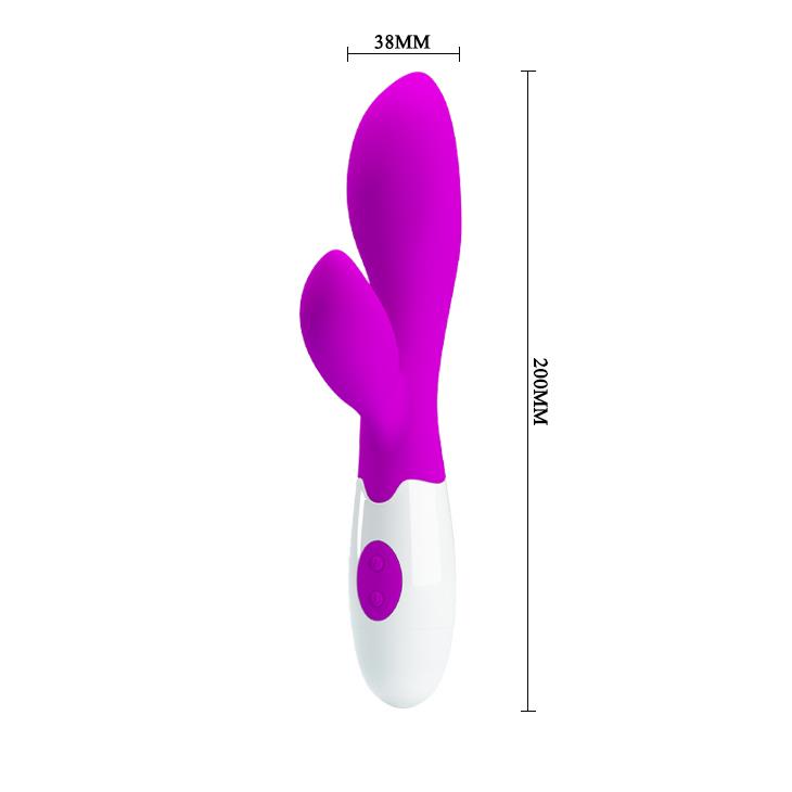 6-Wibrator z dużym masażerem łechtaczki 30tryb 30cm-6