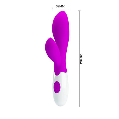 6-Wibrator z dużym masażerem łechtaczki 30tryb 30cm-6