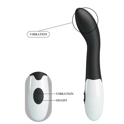 6-PRETTY LOVE - Bishop black, 30 vibration functions-6