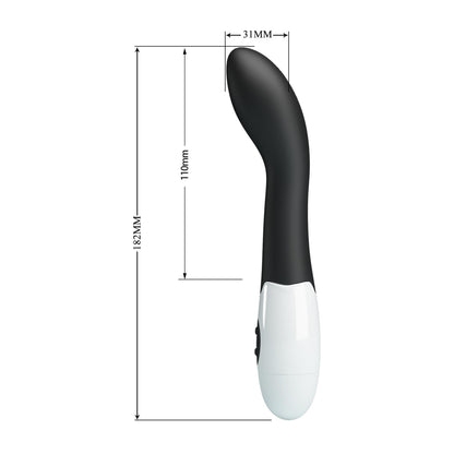 8-PRETTY LOVE - Bishop black, 30 vibration functions-8