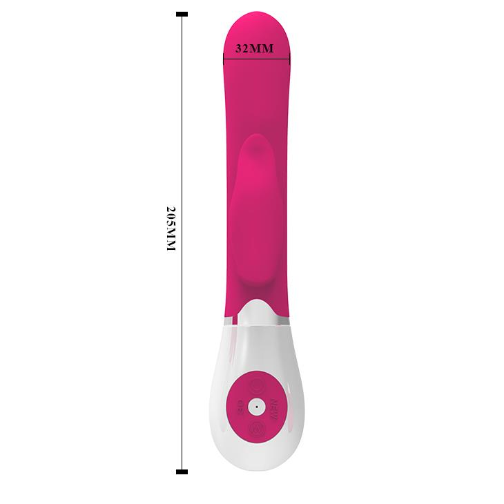 6-Wibrator ze stymulatorem łechtaczki 20cm 30trybów-6