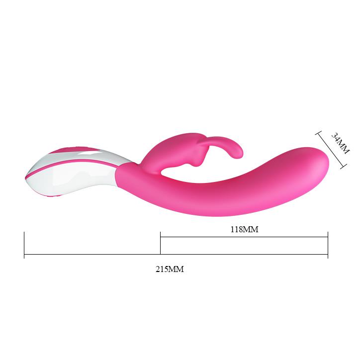 7-Aktywowany głosem wibrator z masażerem 21cm 12tryb-7