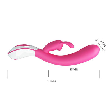 7-Aktywowany głosem wibrator z masażerem 21cm 12tryb-7