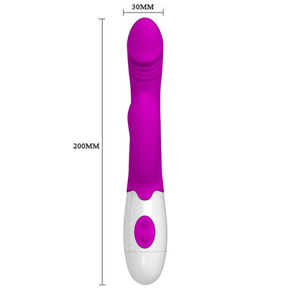 7-Wygięty wibrator punkt g z masażerem 20cm 7trybów-7