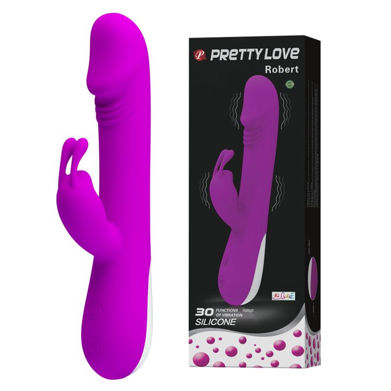 1-Wibrator z masażerem łechtaczki 30 trybów 21cm sex-1