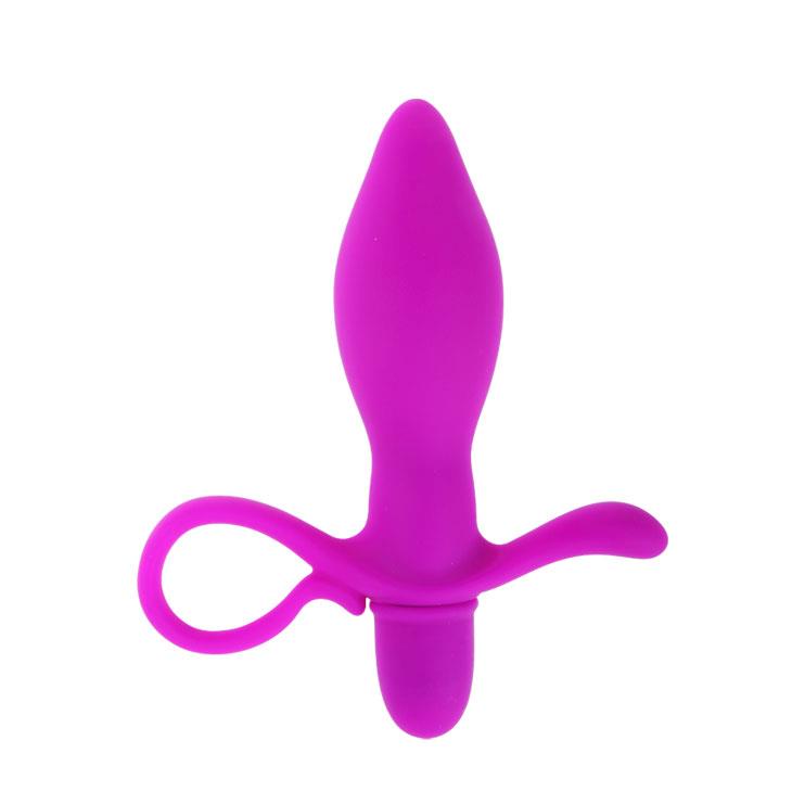 2-Uniwersalny wibrujący plug waginalny analny 13cm-2