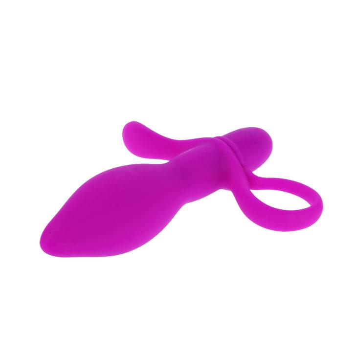 3-Uniwersalny wibrujący plug waginalny analny 13cm-3