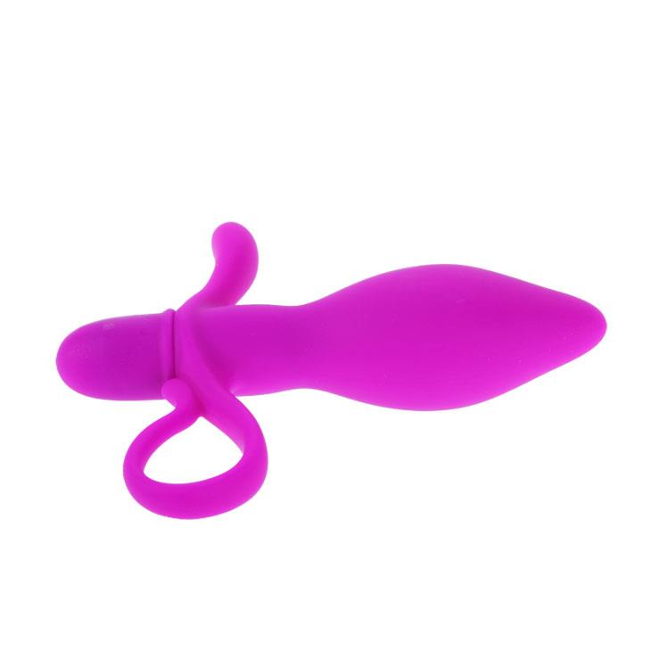 5-Uniwersalny wibrujący plug waginalny analny 13cm-5