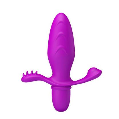 2-Wibrujący korek analny z wypustkami 10trybów 13cm-2